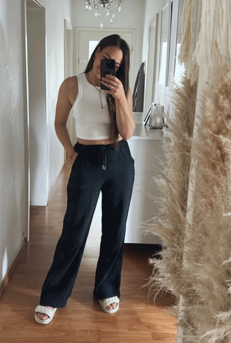 Musselin hose lang Clearance